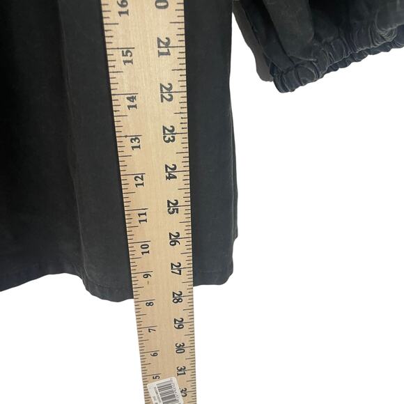 Ava & Viv Women's Plus Size‎ 2X Black 100% Cotton Quarter Balloon Sleeve Blouse - Picture 9 of 9